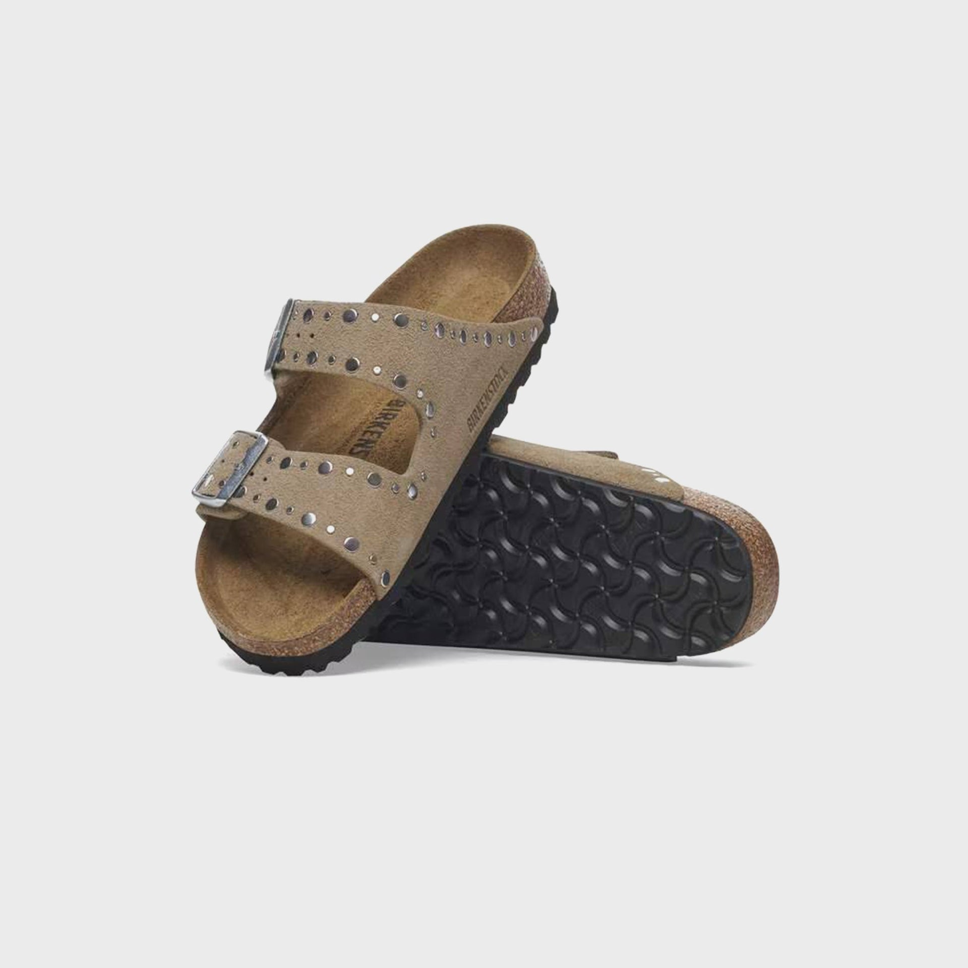 Birkenstock WMNS Arizona Rivets - Taupe