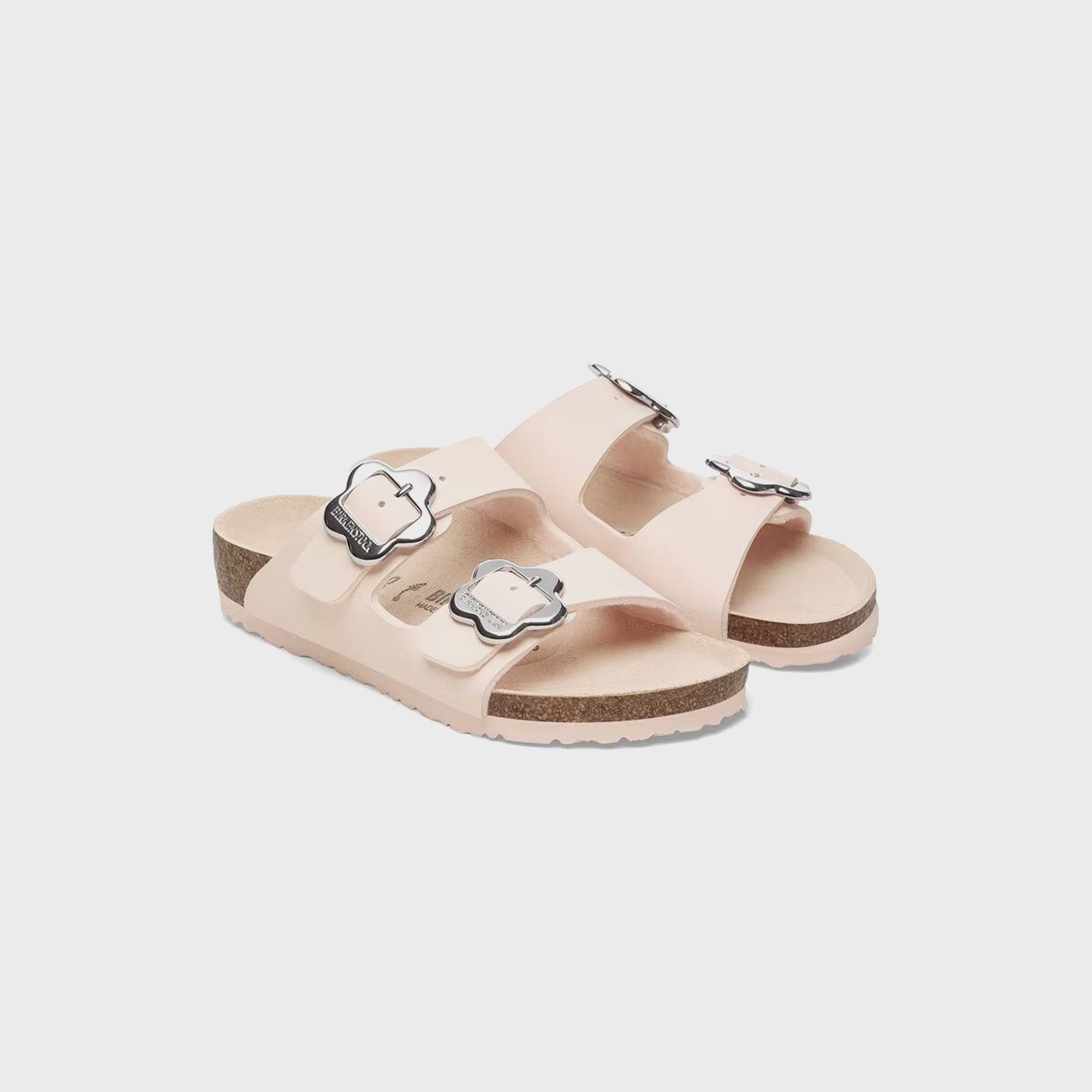 Birkenstock Kids Arizona Flower Buckle - Light Rose