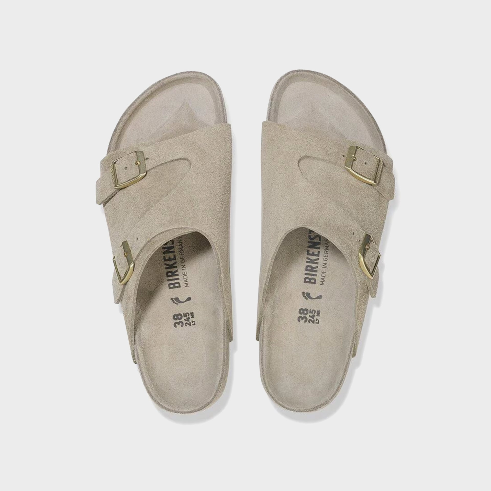 Birkenstock Zurich Exq Suede - Taupe