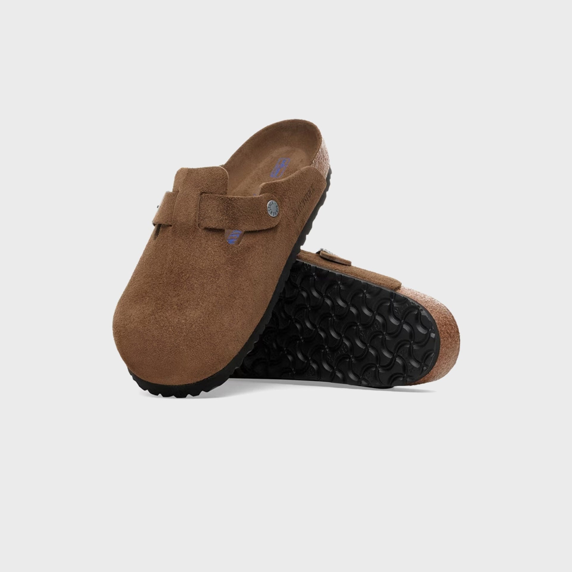Birkenstock Boston Soft Footbed - Dark Tea Tonal
