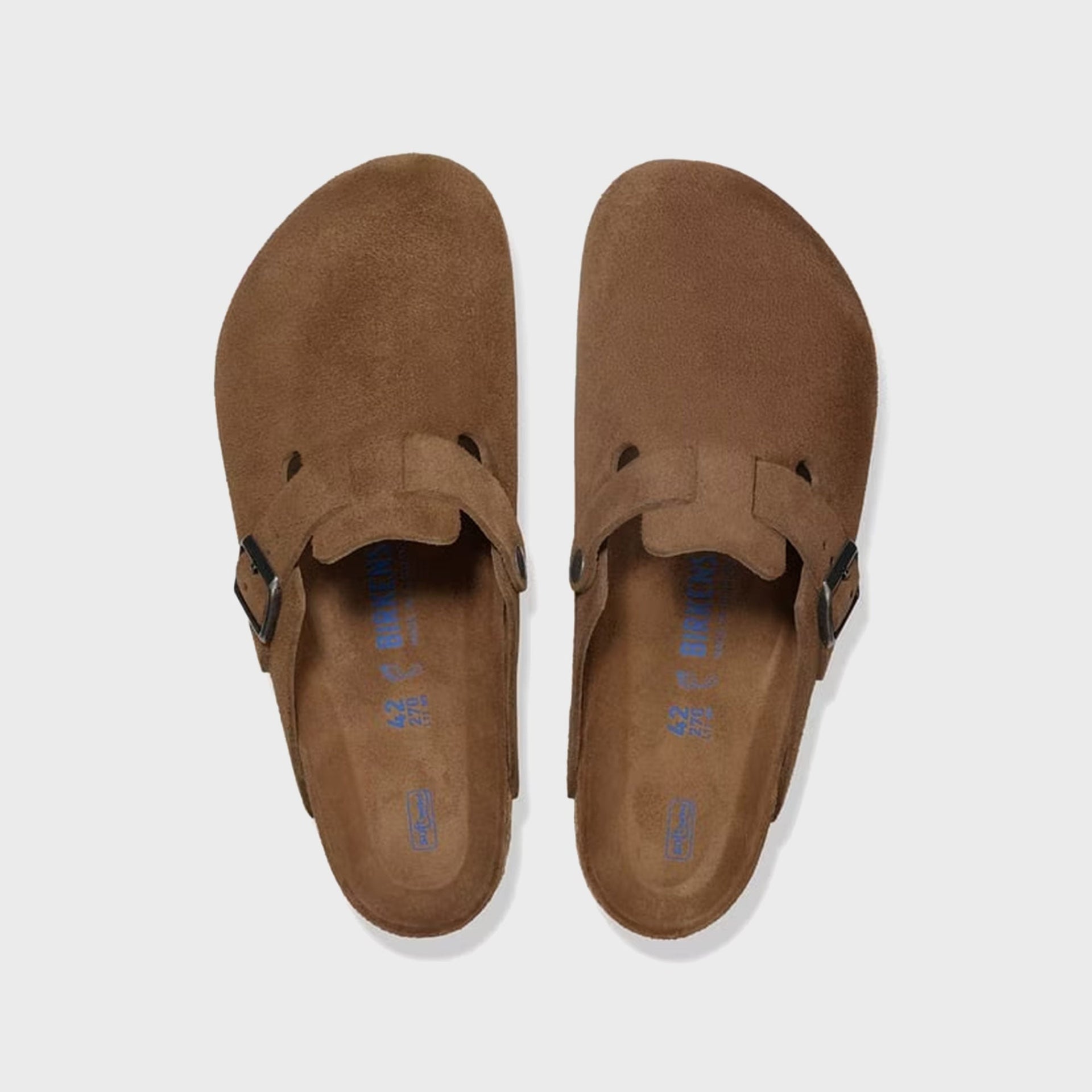 Birkenstock Boston Soft Footbed - Dark Tea Tonal