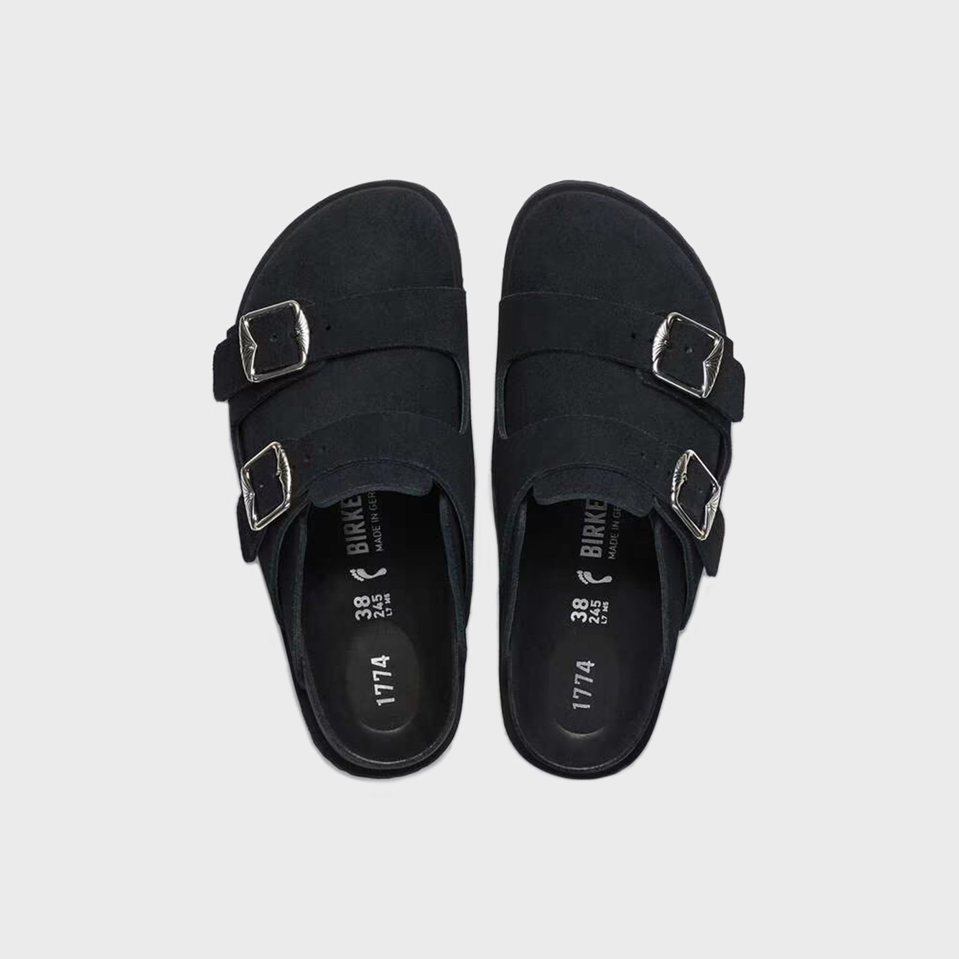 Birkenstock 1774 222 West Suede  - Black