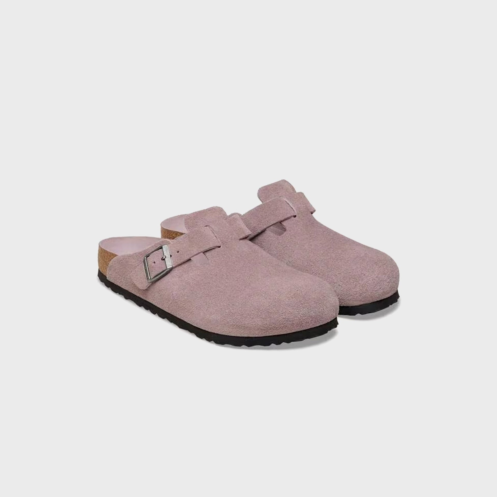 Birkenstock Boston Soft Footbed - Faded Purple