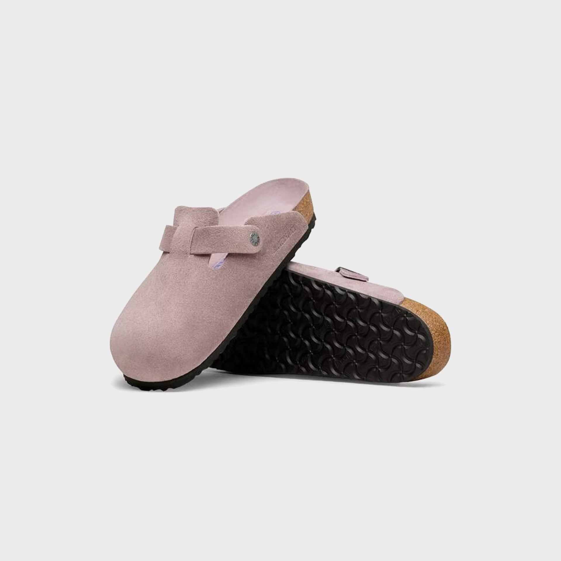 Birkenstock Boston Soft Footbed - Faded Purple