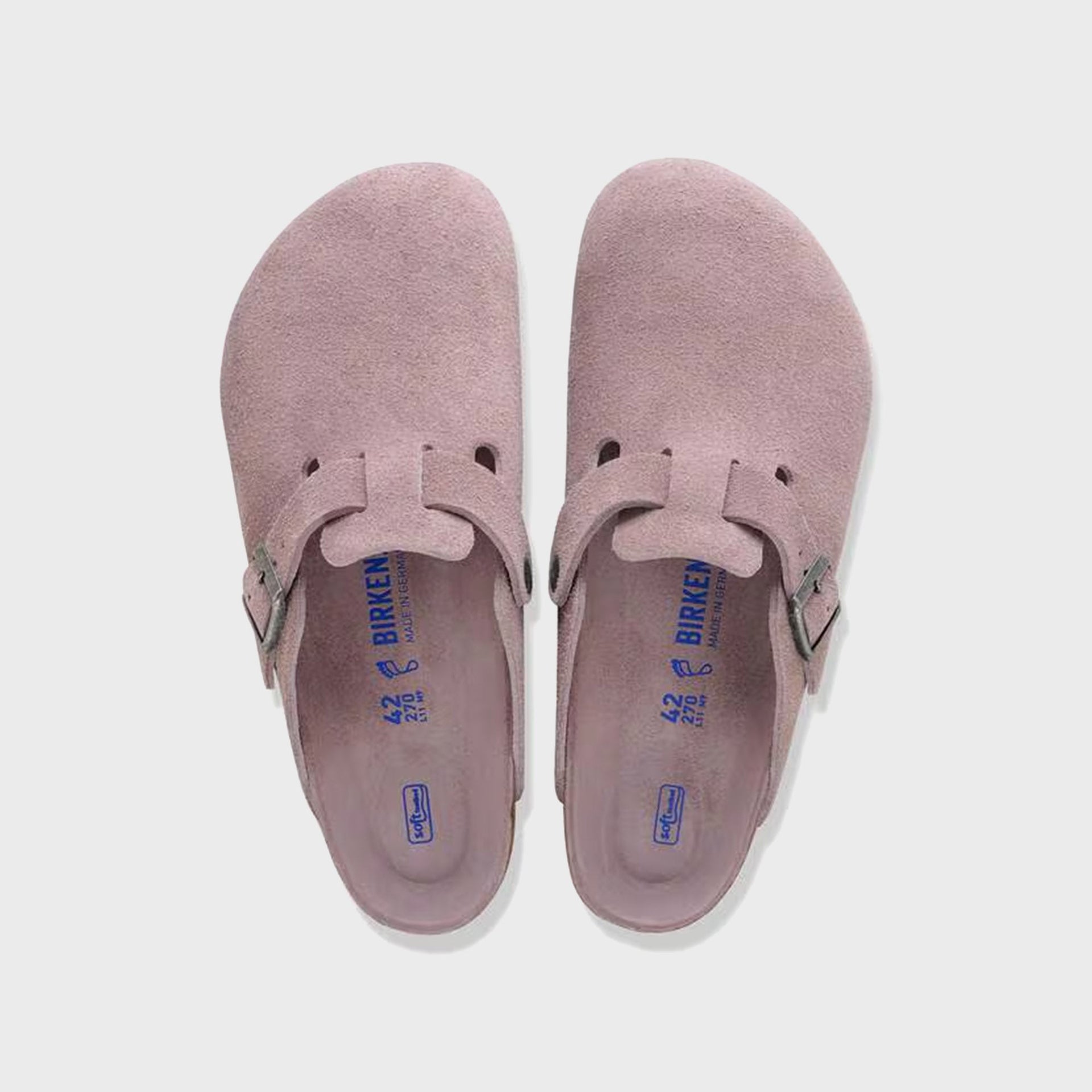 Birkenstock Boston Soft Footbed - Faded Purple