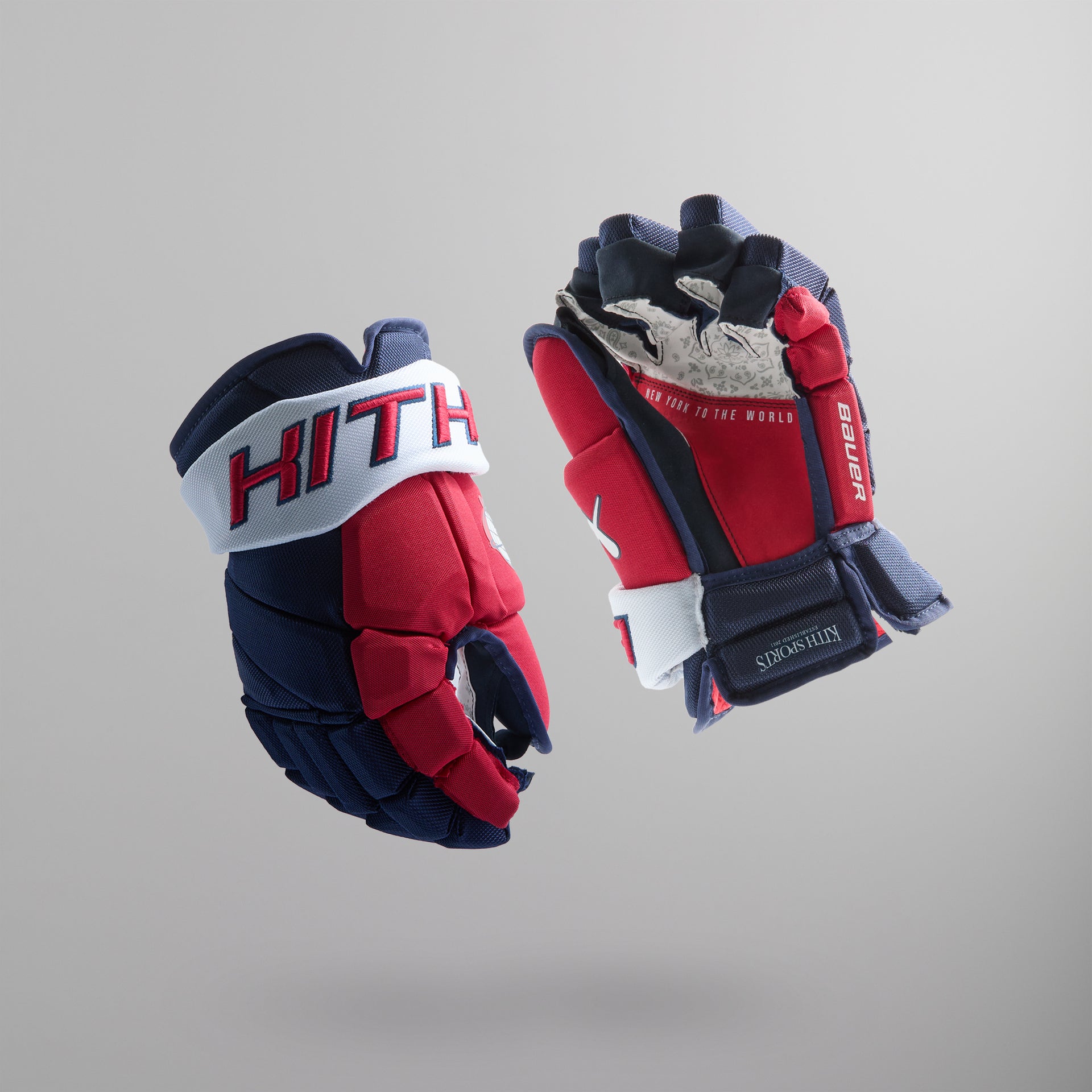 Kith & Bauer for the New York Rangers Vapor Pro Gloves (Senior)