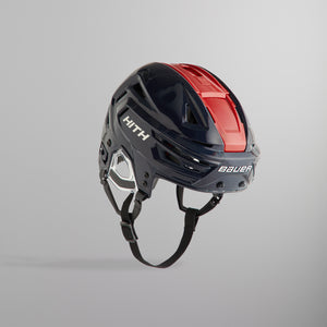 Kith & Bauer for the New York Rangers RE-AKT 55 Hockey Helmet - Navy PH