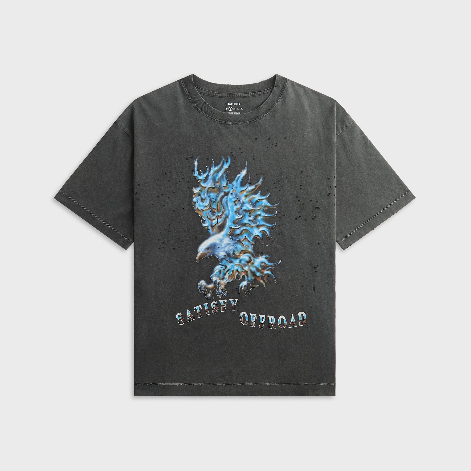 Satisfy MothTech™ Tee - Aged Black