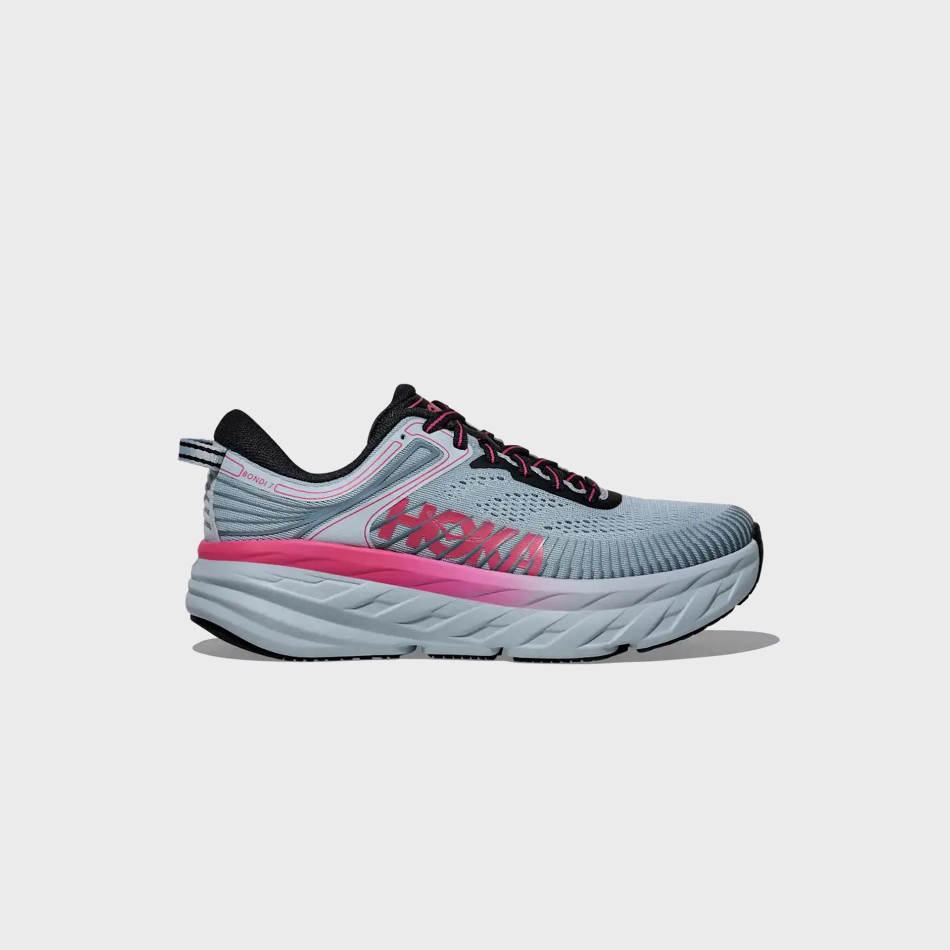 HOKA WMNS Bondi 7 - Mineral Blue / Rhubarb