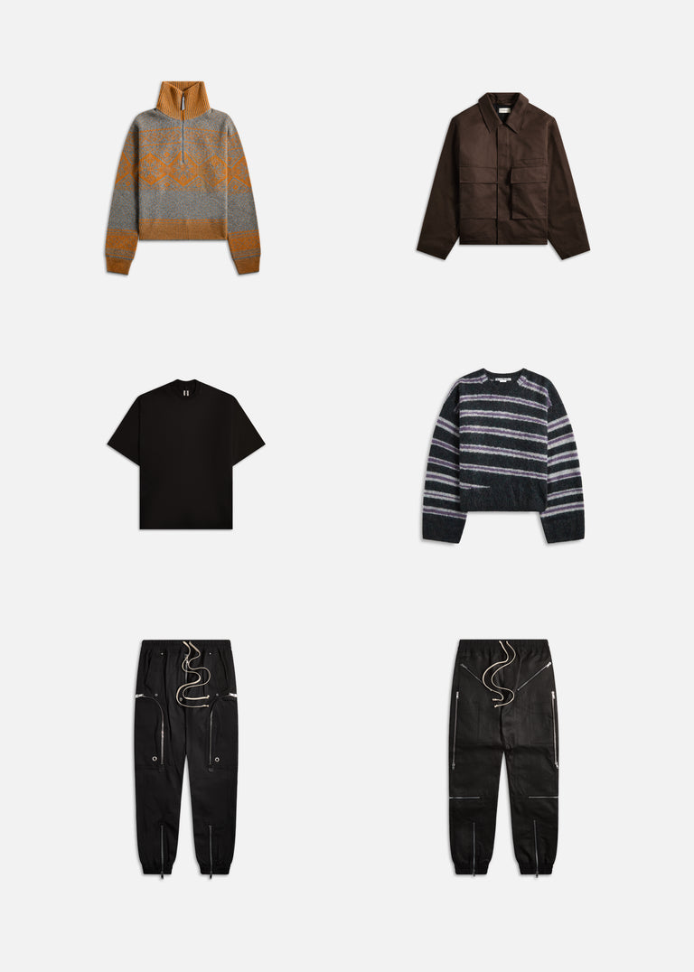 
            New menswear arrivals.
          
