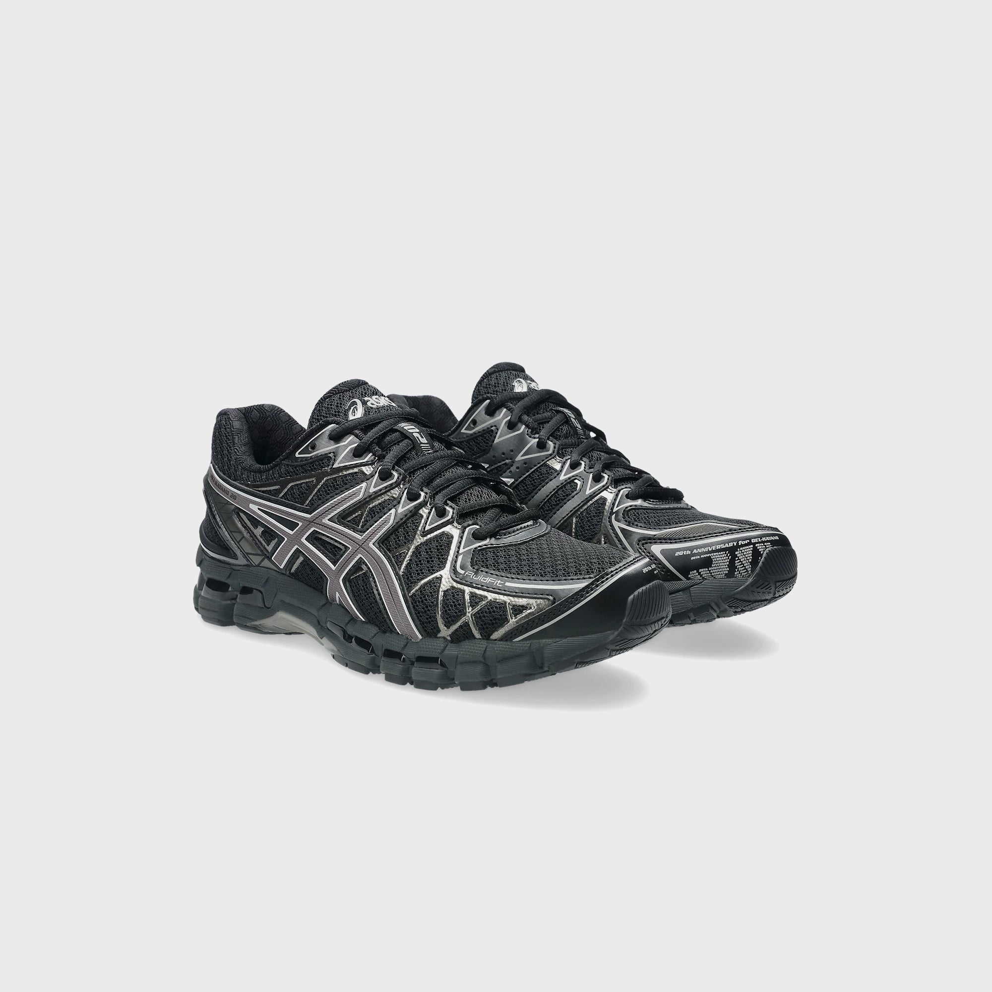 ASICS Gel-Kayano 20 - Black / Clay Grey – Kith