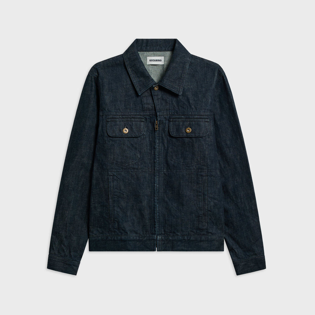 KOZABURO Slim Fit Denim Jacket - Indigo