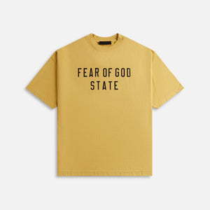 Essentials Heavy Crewneck Tee - Amber