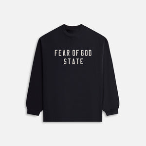 Essentials Heavy Long Sleeve Tee - Black