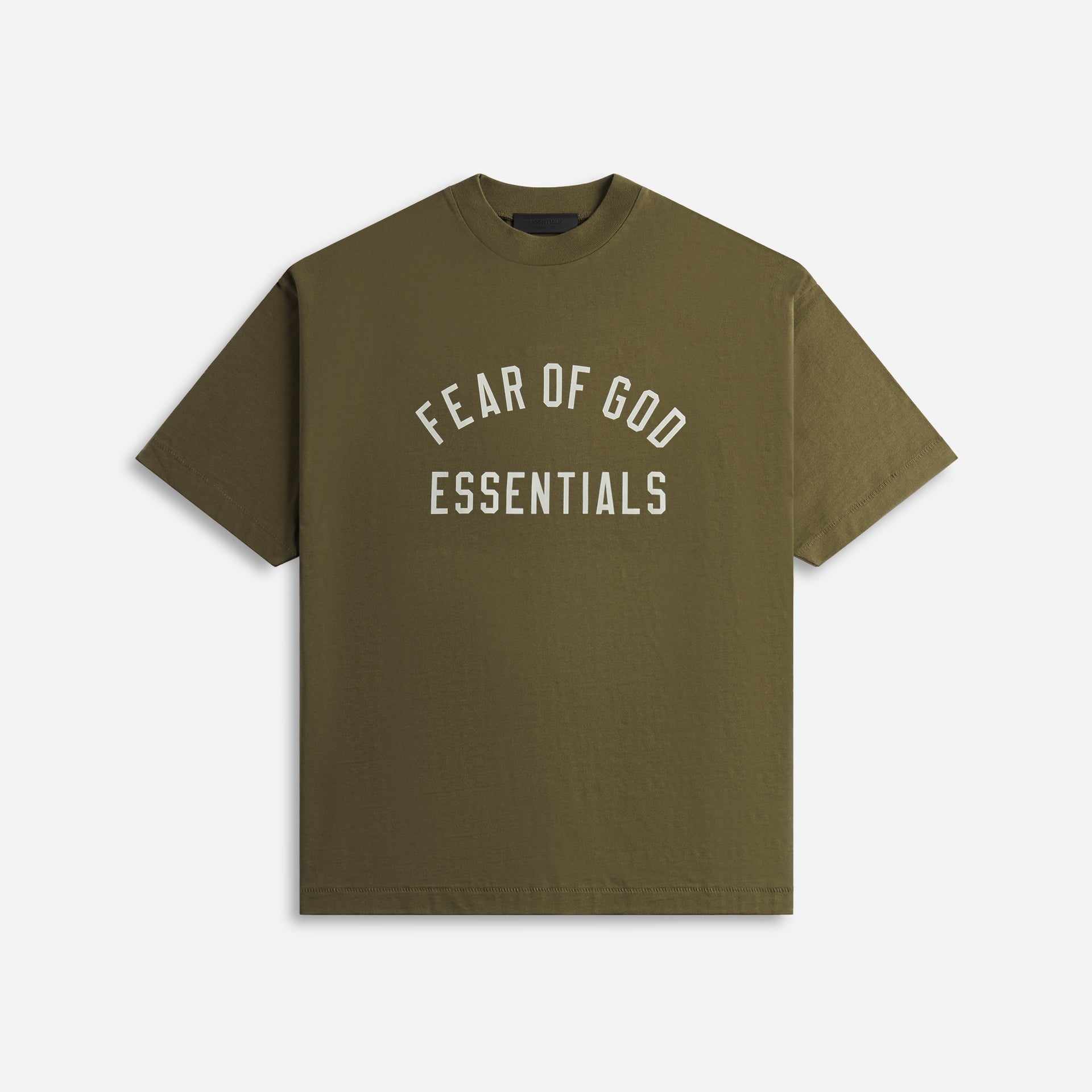 Essentials Jersey Crewneck Tee - Military