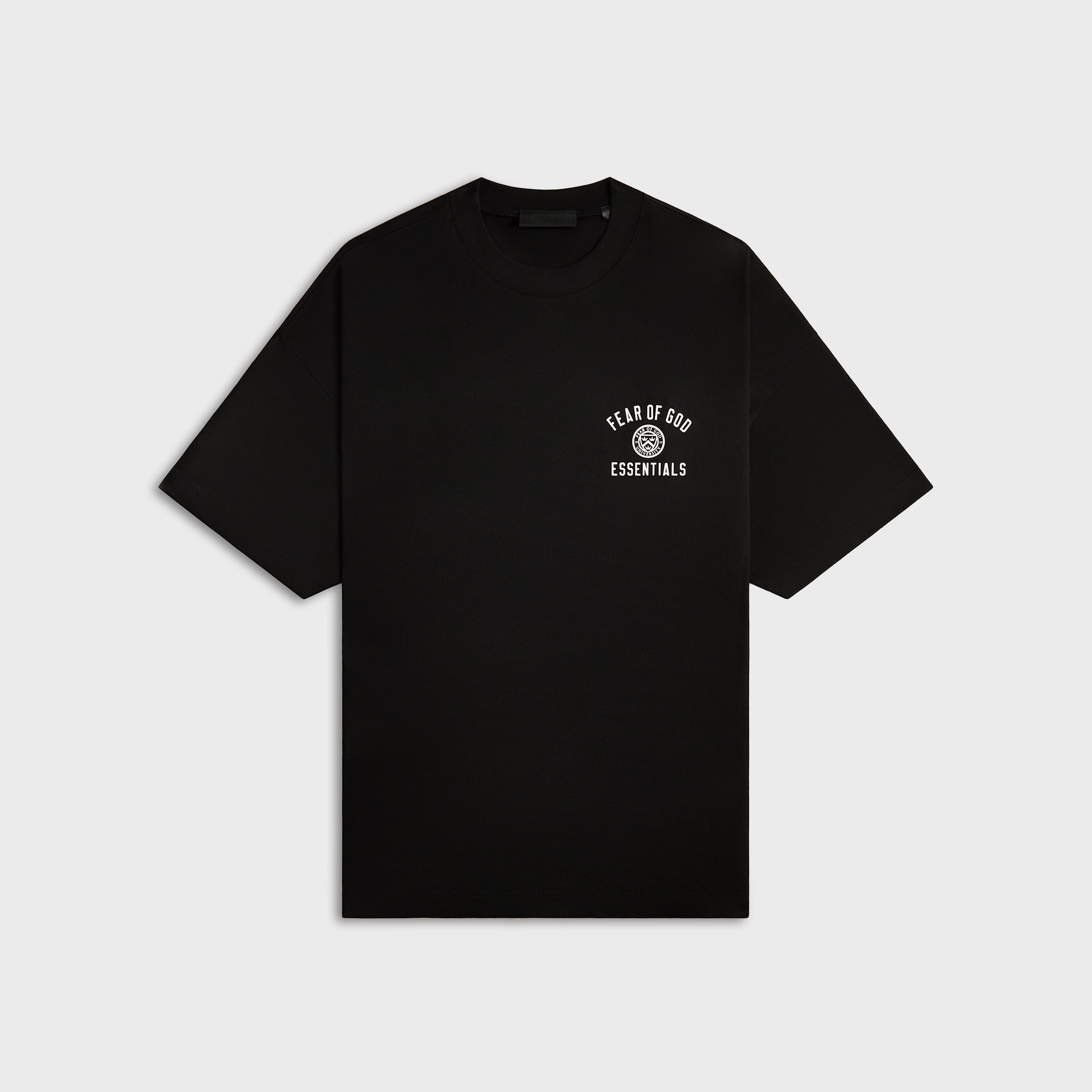 Essentials Jersey Crewneck Tee - Black