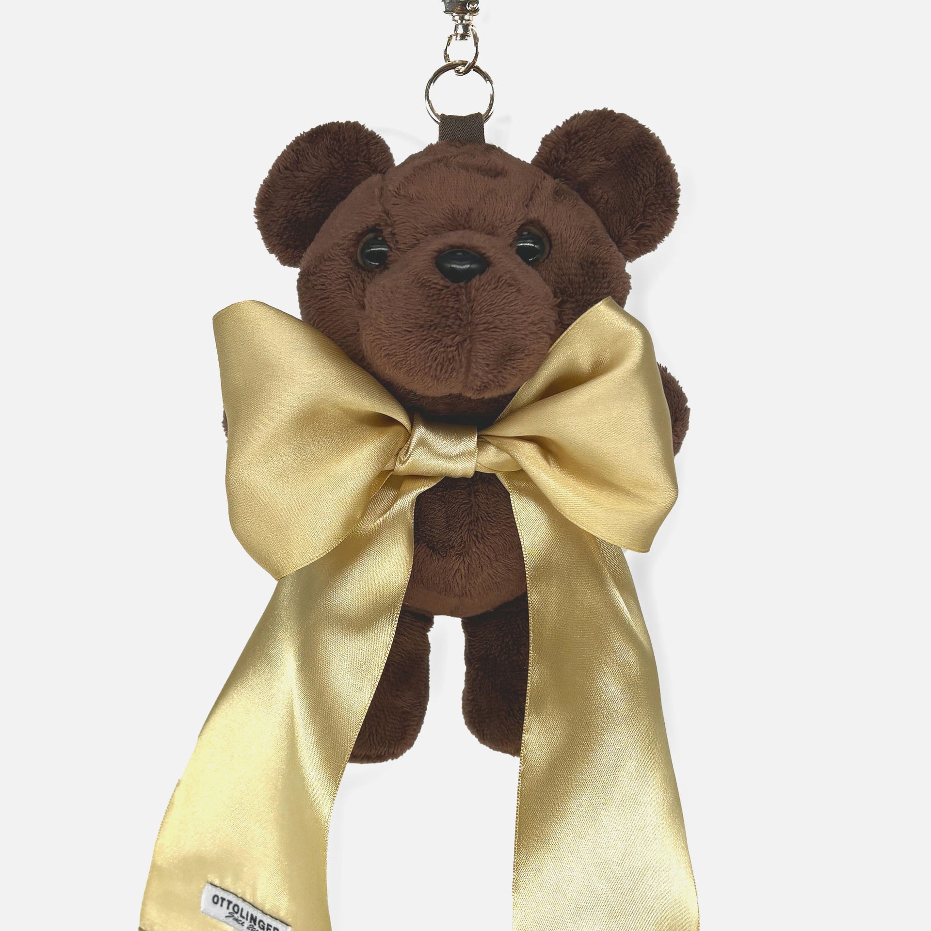 Ottolinger Bow Teddy Keychain - Brown