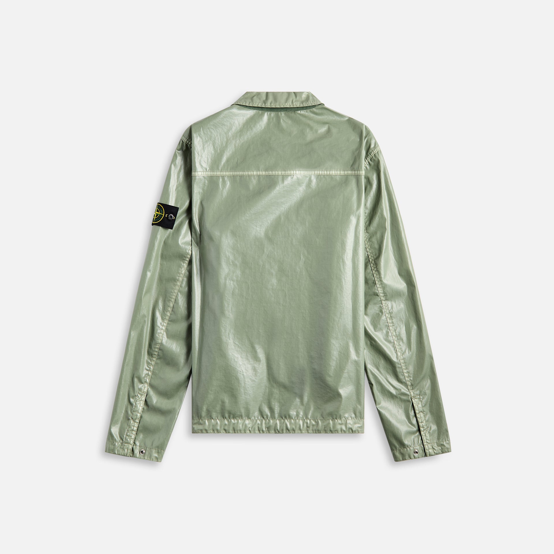 Stone Island Mussola Gommata-Tc Garment Dyed Jacket - Sage