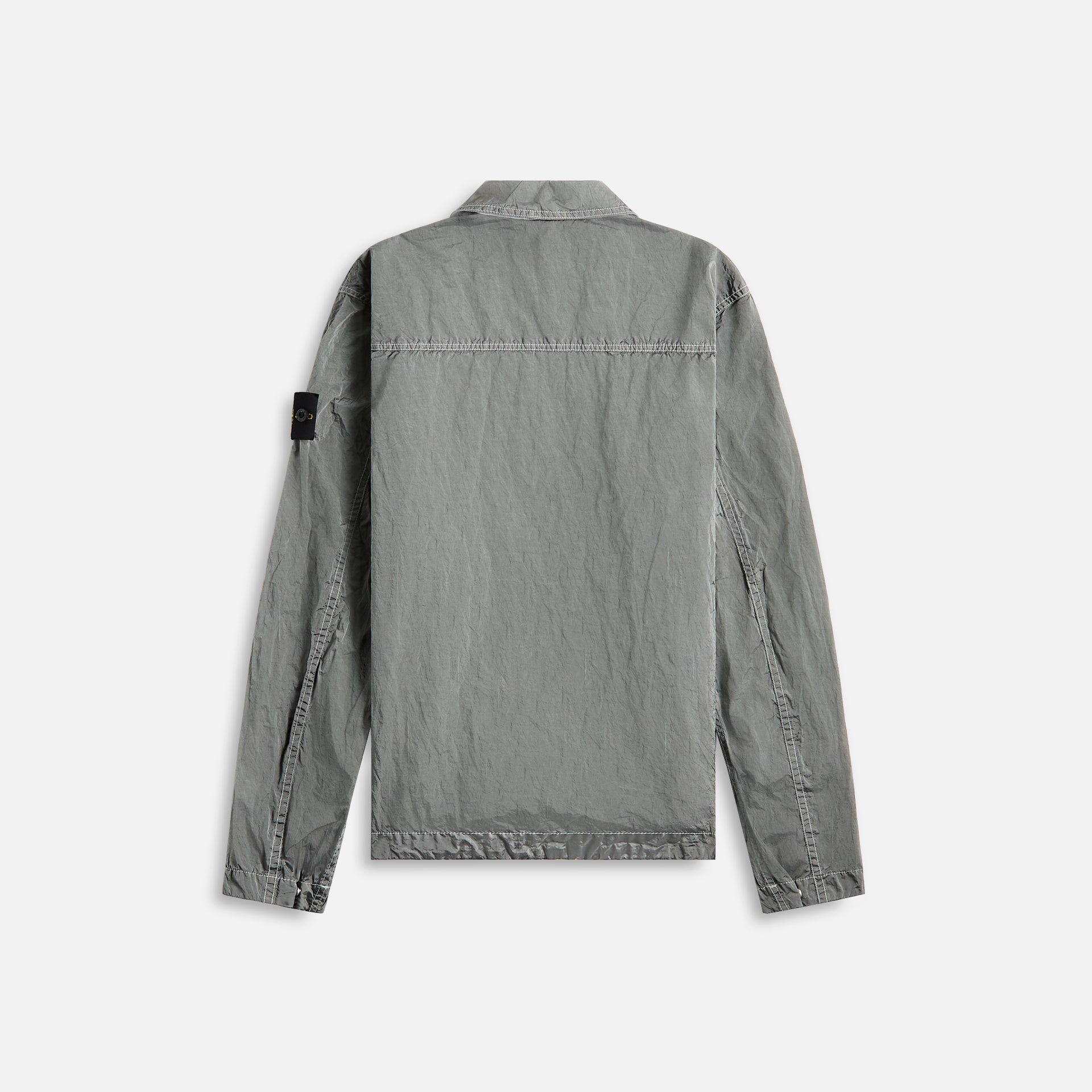 Stone Island Nylon Metal Garment Dyed Shirt - Pearl Grey