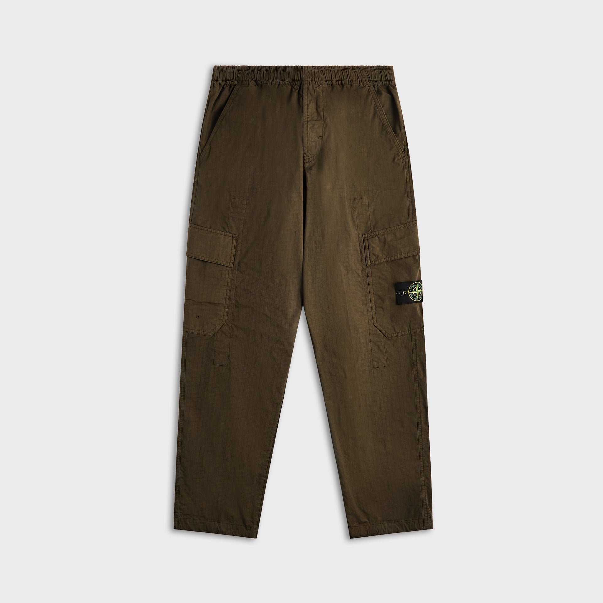 Stone Island Mil-Spec Stretch Ripstop-Tc Garment Dyed Cargo Pant - Military Green