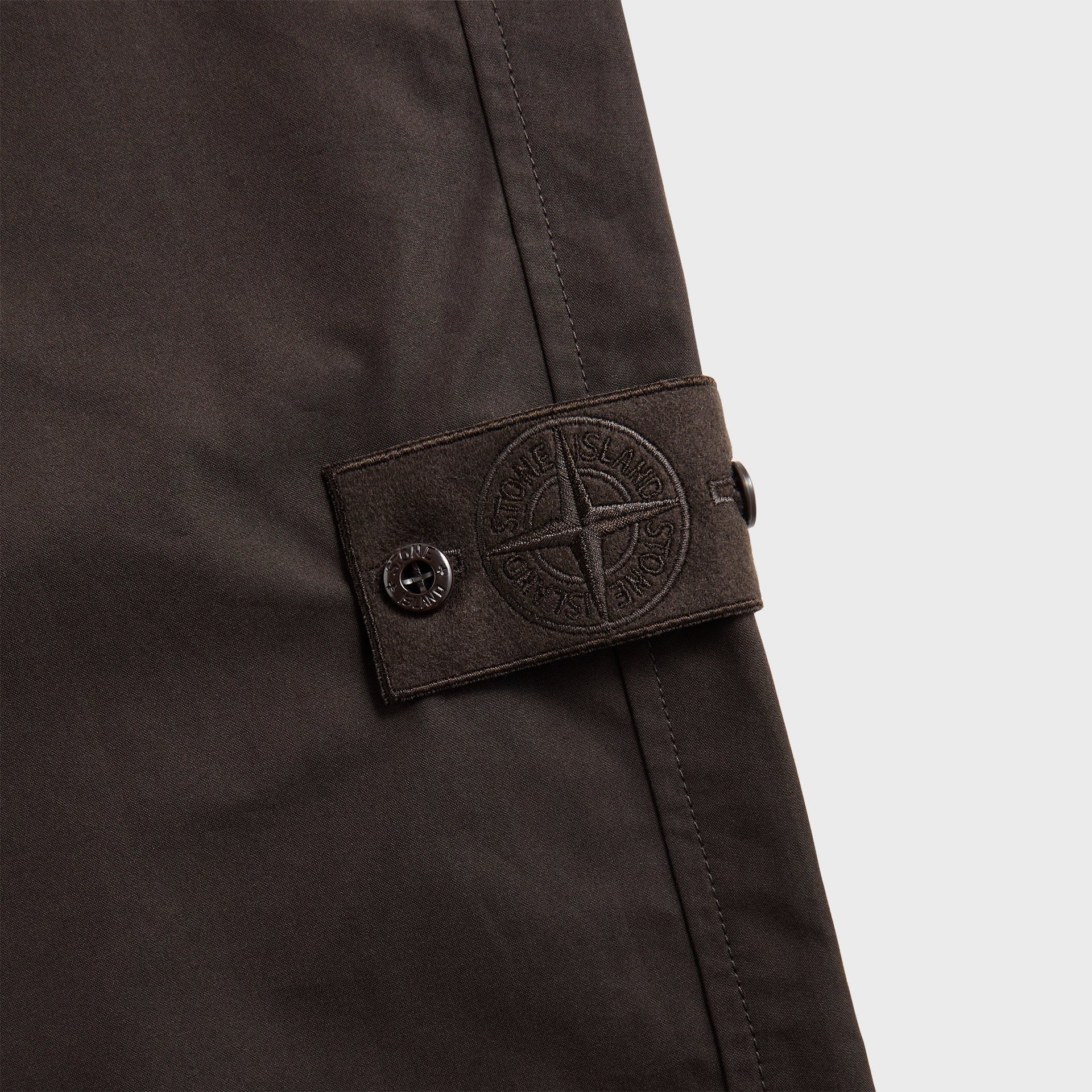Stone Island Weatherproof Cotton Canvas Cargo Pants - Dark Brown