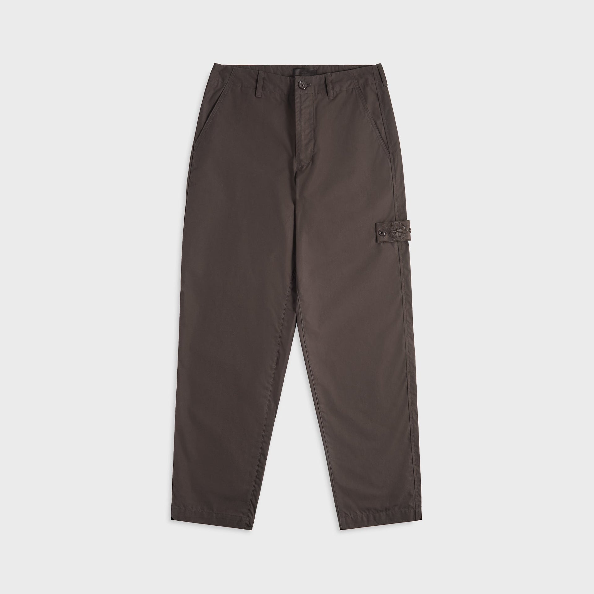 Stone Island Weatherproof Cotton Canvas Cargo Pants - Dark Brown