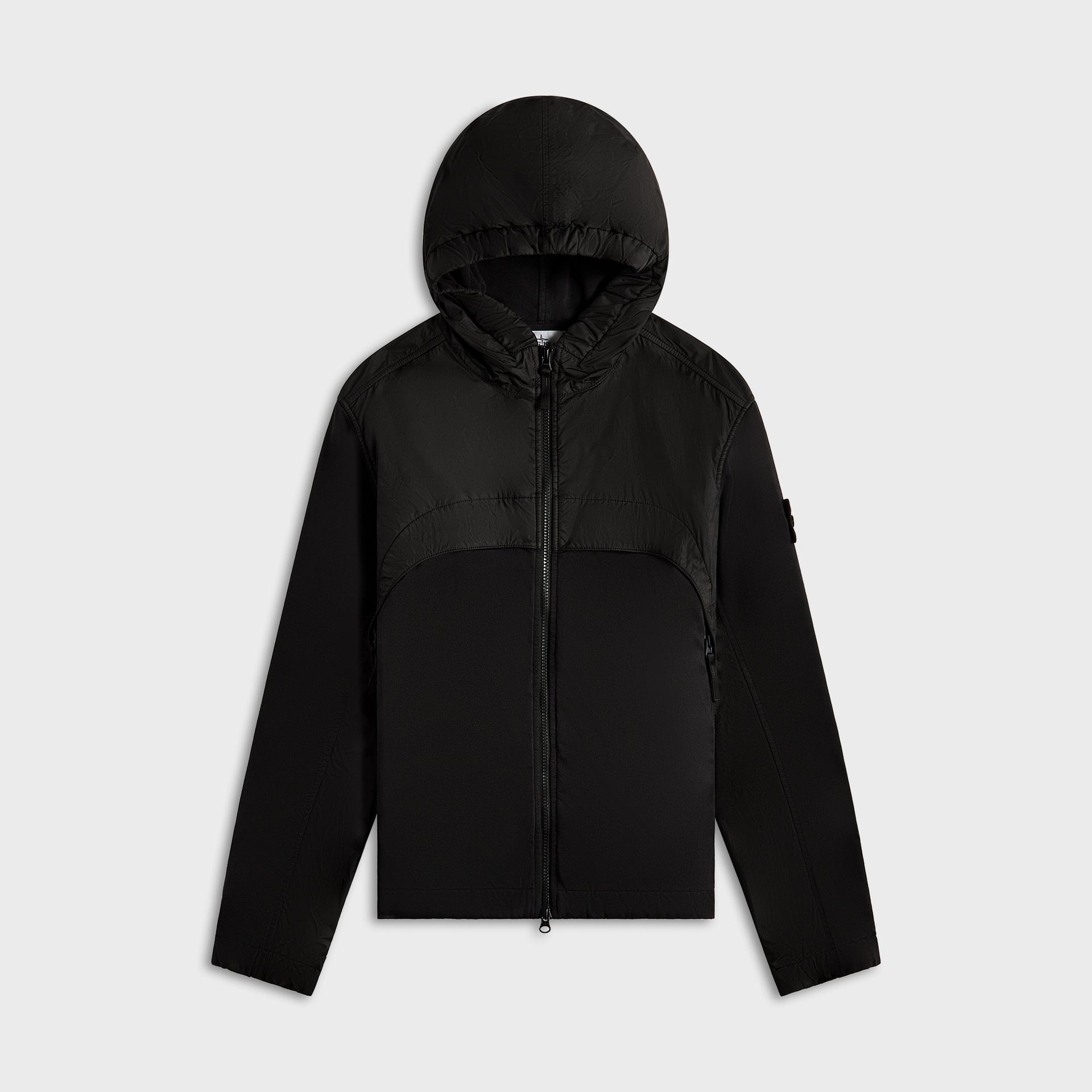 Stone Island Garment Dyed Crinkle Reps Nylon Jacket - Black