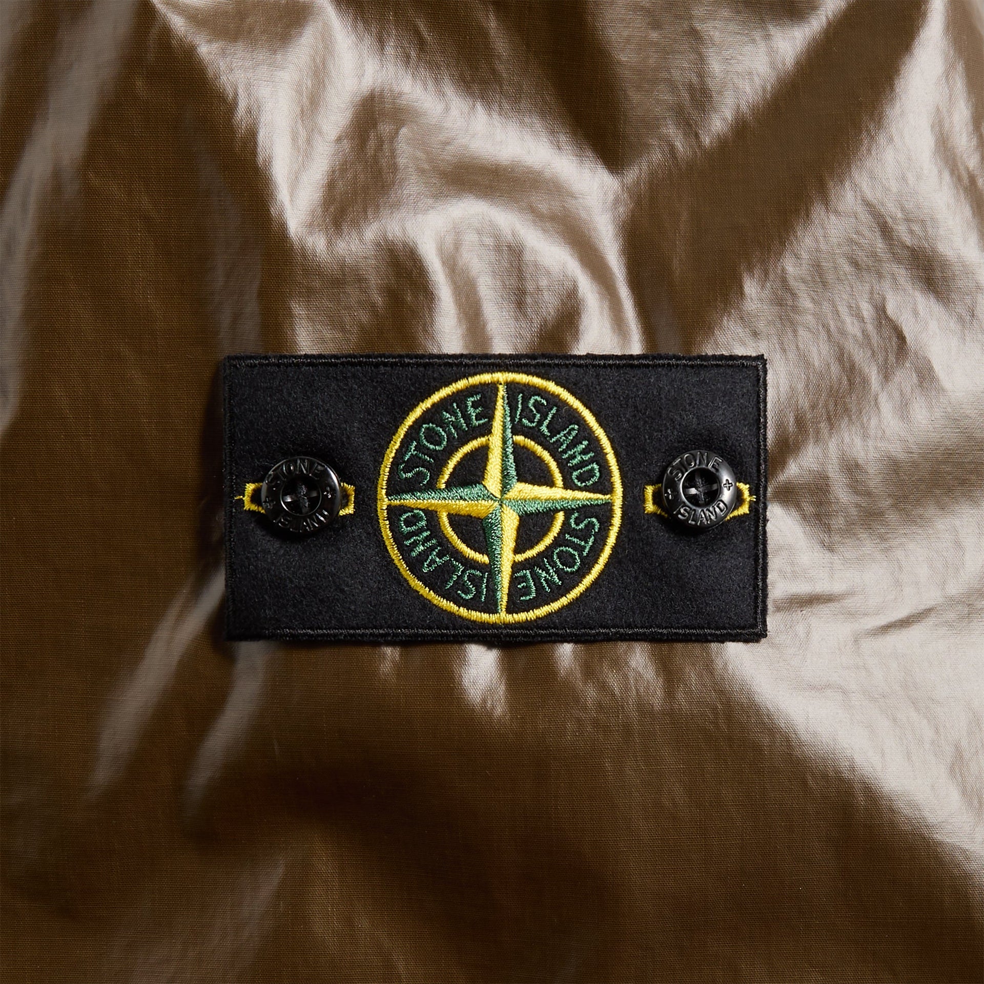 Stone Island Mussola GommatainTc Garment Dyed Jacket in Antique Rose