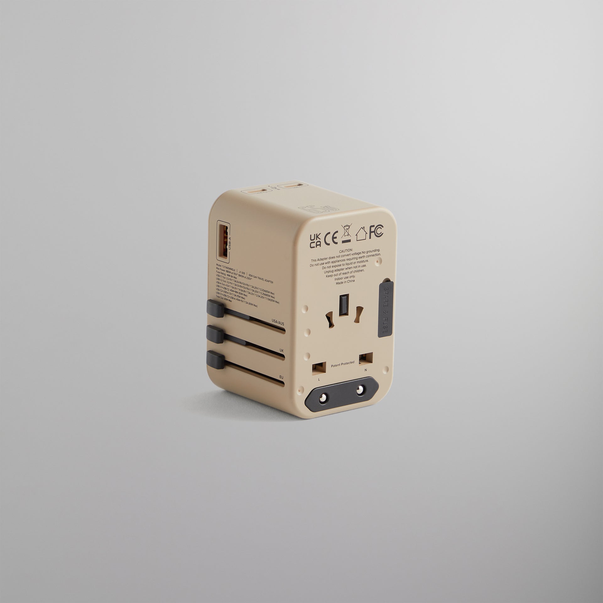 Kith for TUMI 65W Universal Power Adapter - Quicksand