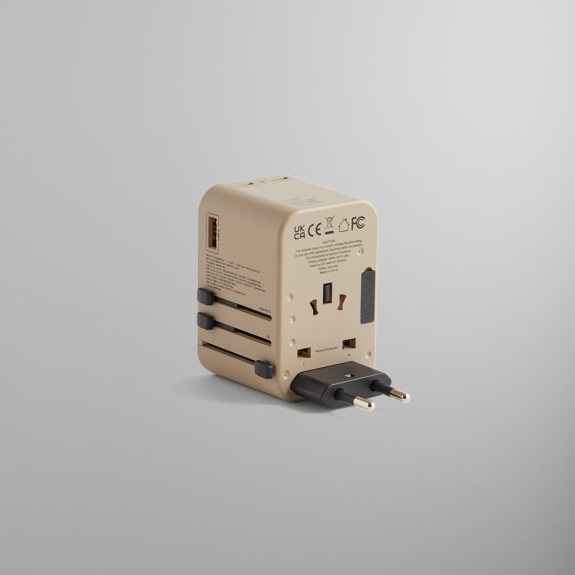 Kith for TUMI 65W Universal Power Adapter - Quicksand