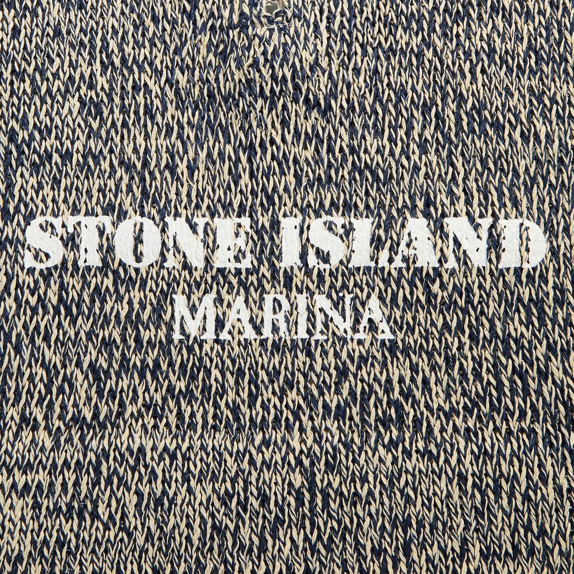 ★送料関税込★Stone  Cotton Linen Marina Polo Stone Island Cotton Linen Rubberized Effect Marina Polo