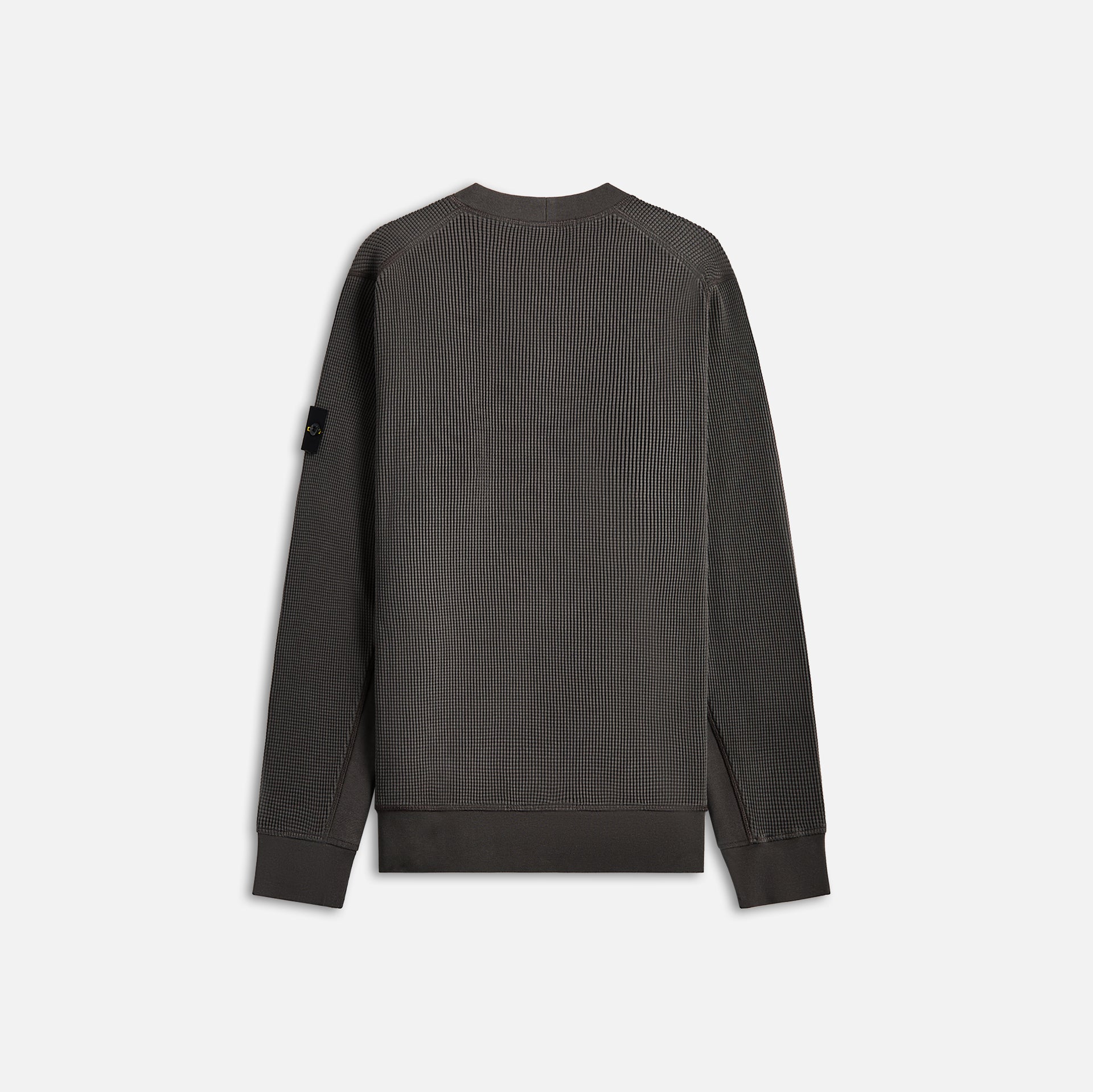 Stone Island Cotton Waffle Fleece Sweatshirt - Charcoal