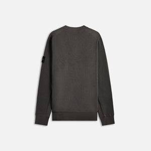 Stone Island Cotton Waffle Fleece Sweatshirt - Charcoal