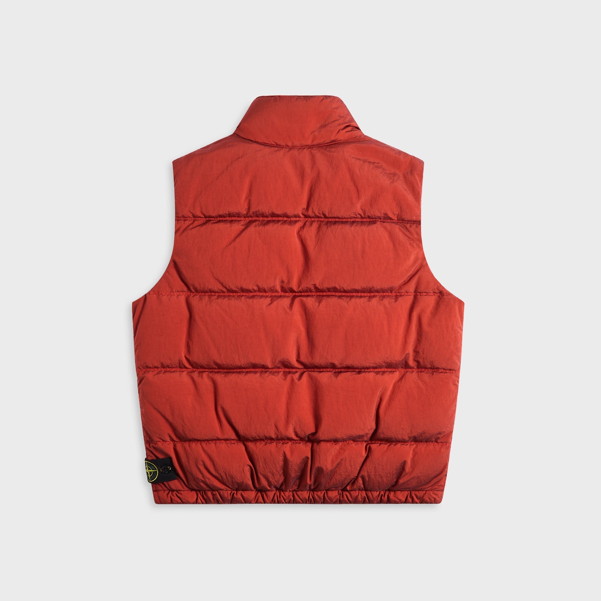 STONE  GARMENT DYED DOWN VEST 赤 Stone Island down vest ストーンアイランドダウンベスト