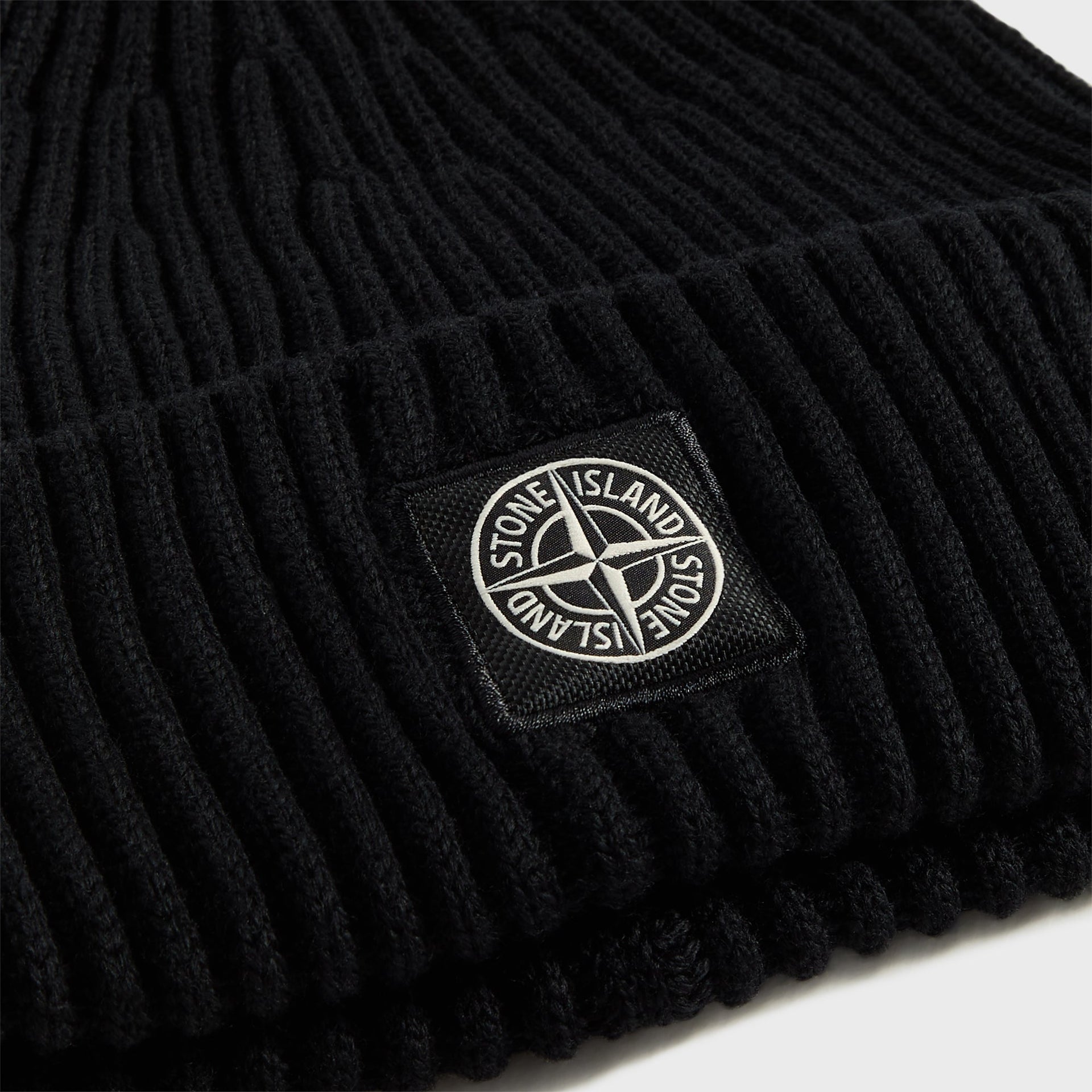 Stone Island Beanie in Black