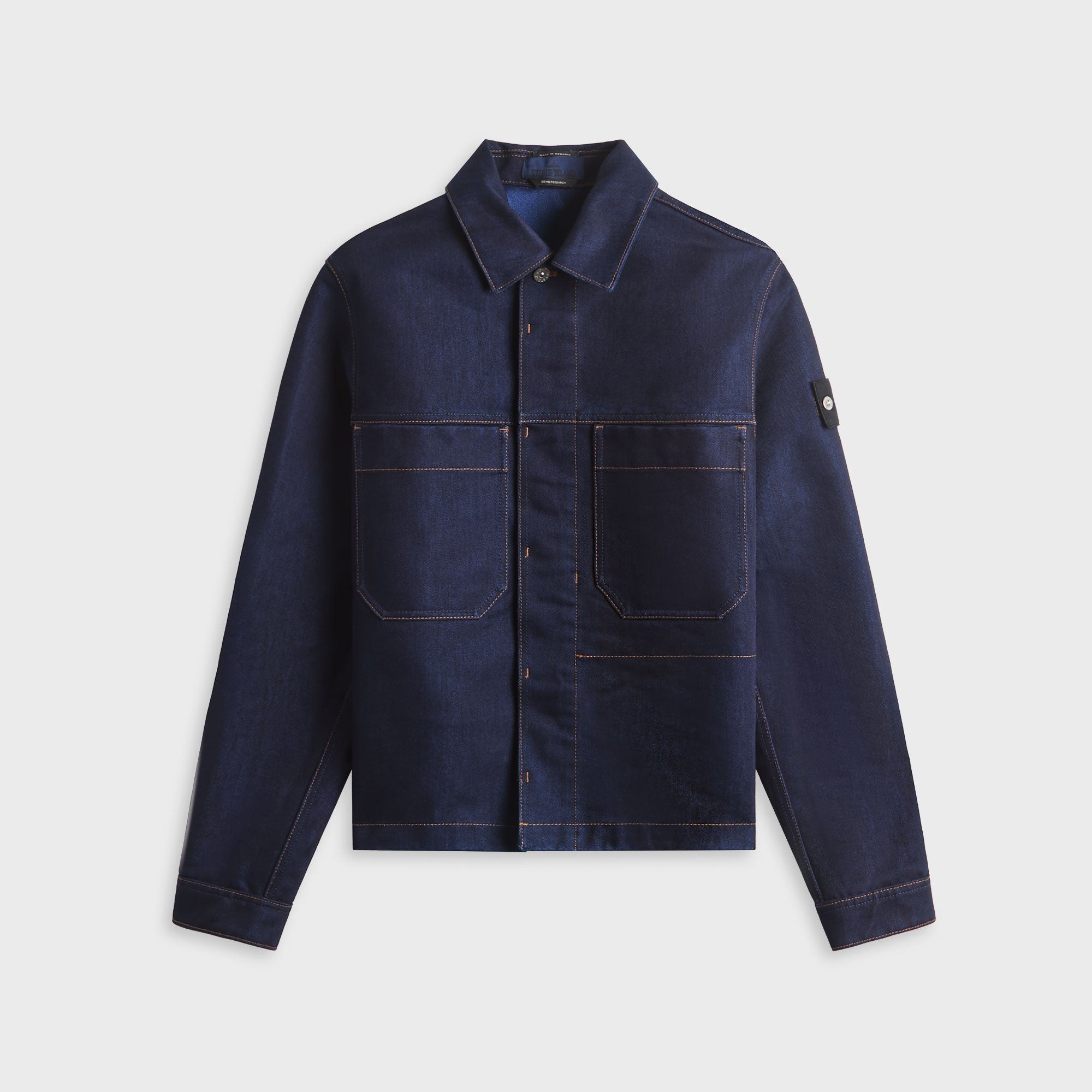 Stone Island Denim Research Jacket - Blue – Kith