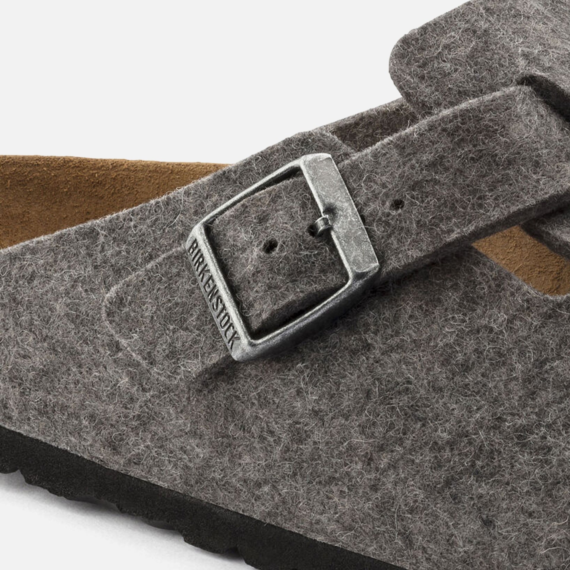 Birkenstock Boston Wool - Light Gray