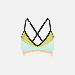 P.E Nation Overland Sports Bra - Aqua