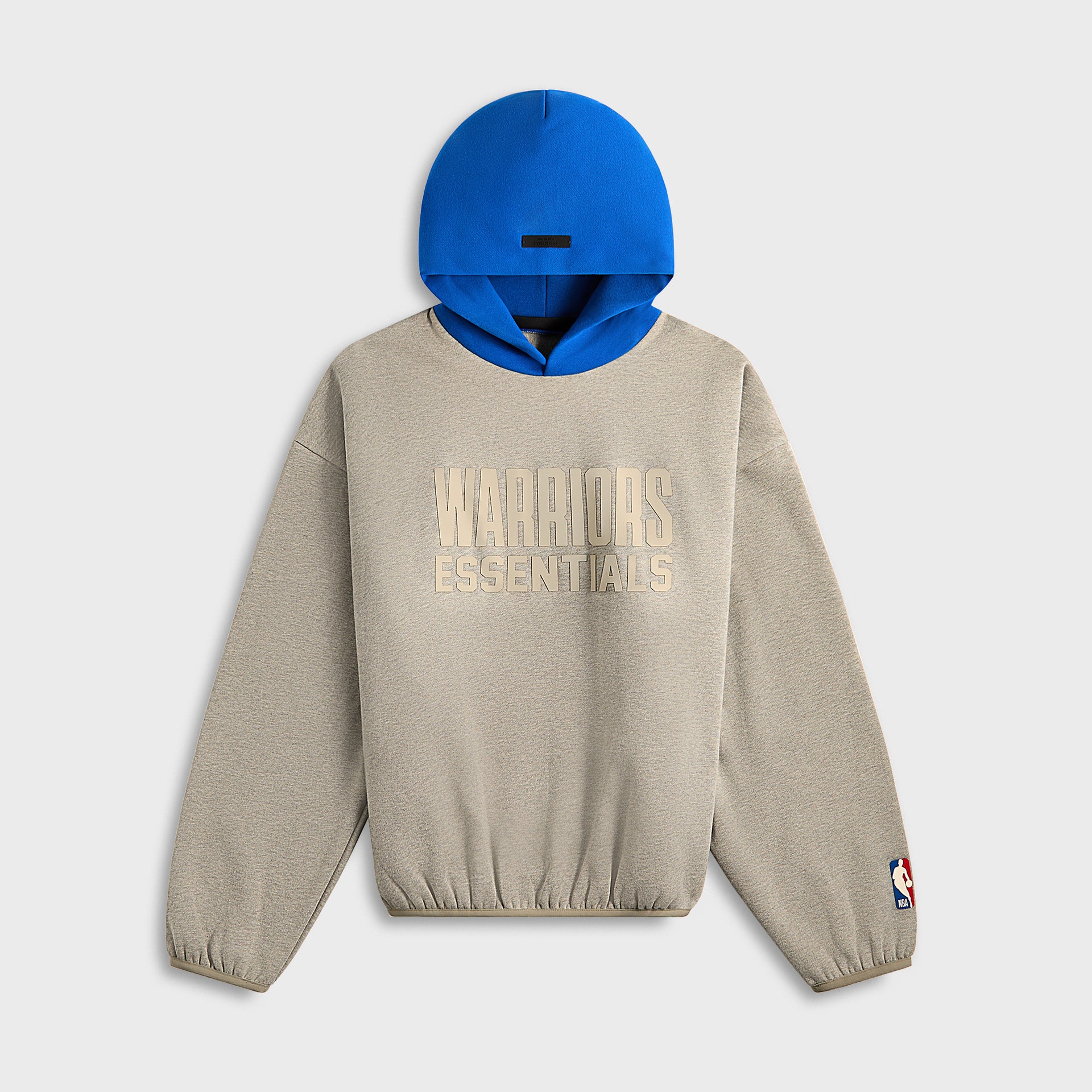 Essentials Warriors Core Fleece Pull Over Hoodie - Warm Heather / Blue