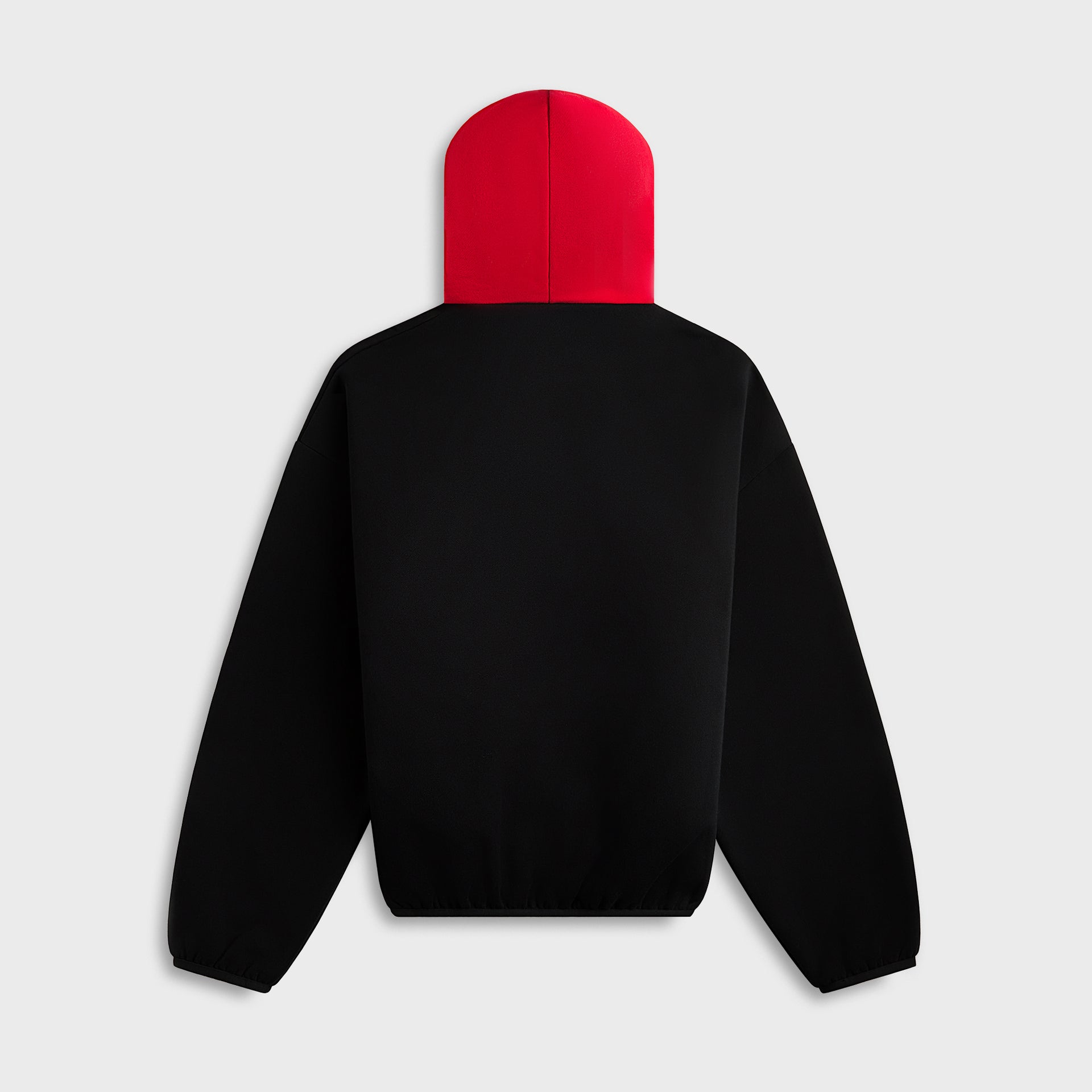 Essentials Bulls Core Fleece Pull Over Hoodie - Black / Red