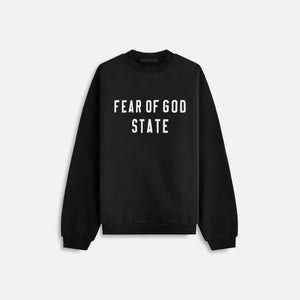 Essentials Heavy Fleece Crewneck - Black