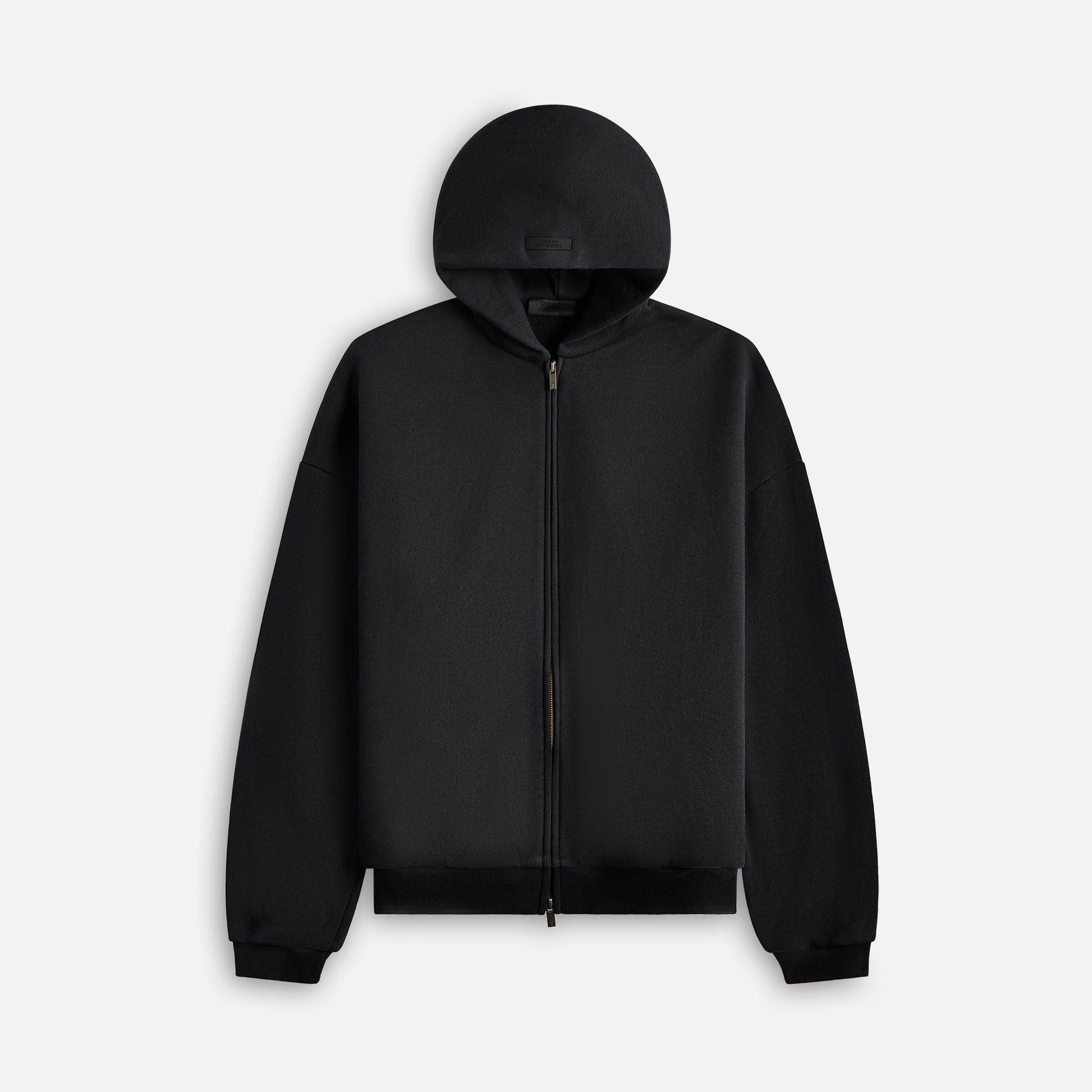 Essentials Heavy Fleece Fullzip Hoodie - Black