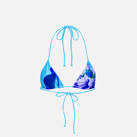 Miaou Kauai Bikini Top - Blue Lotus