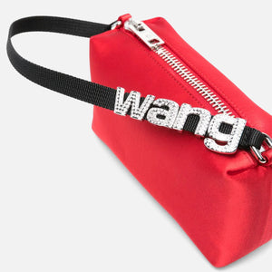 Alexander Wang Heiress Sport Shoulder Bag Blu - Red Satin