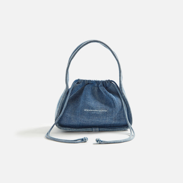 トートバッグ Alexander Wang Air Force blue corduroy small Ryan handbag 0400016117621?wid=600&hei=800&