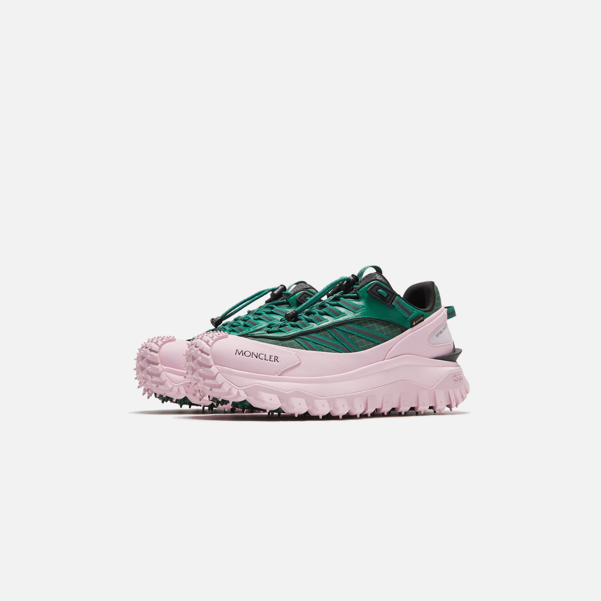 Moncler Trailgrip GTX Low Top Sneakers - Green / Pink – Kith