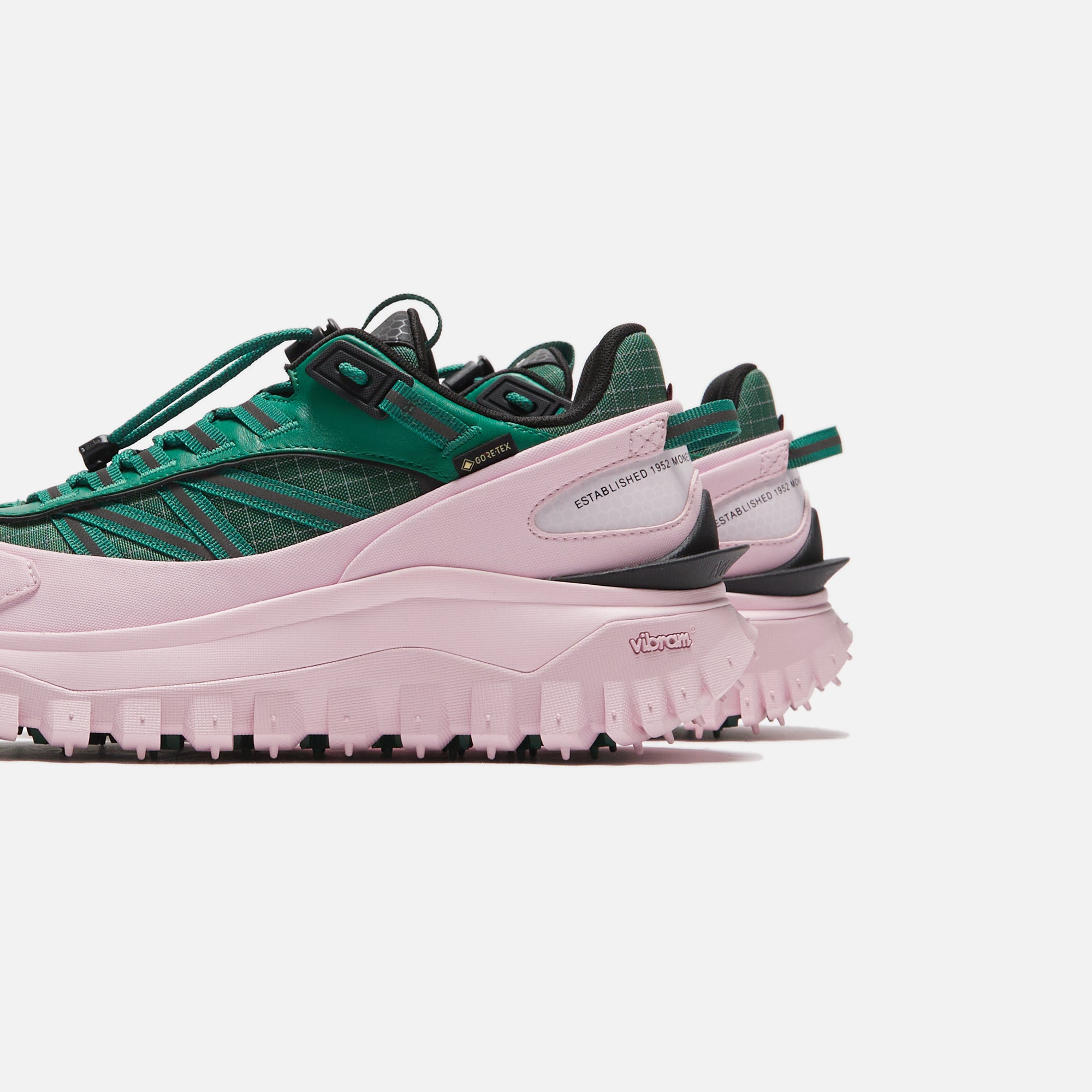 Moncler Trailgrip GTX Low Top Sneakers - Green / Pink – Kith