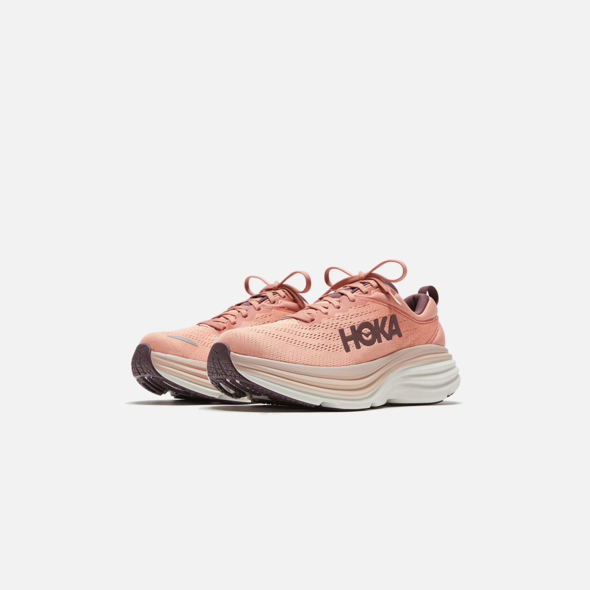 HOKA WMNS Bondi 8 - Earthenware / Pink Clay