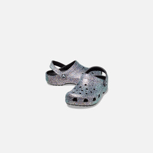 Crocs Pre-School Classic Glitter Clog Kids - Glitter Multi / Black