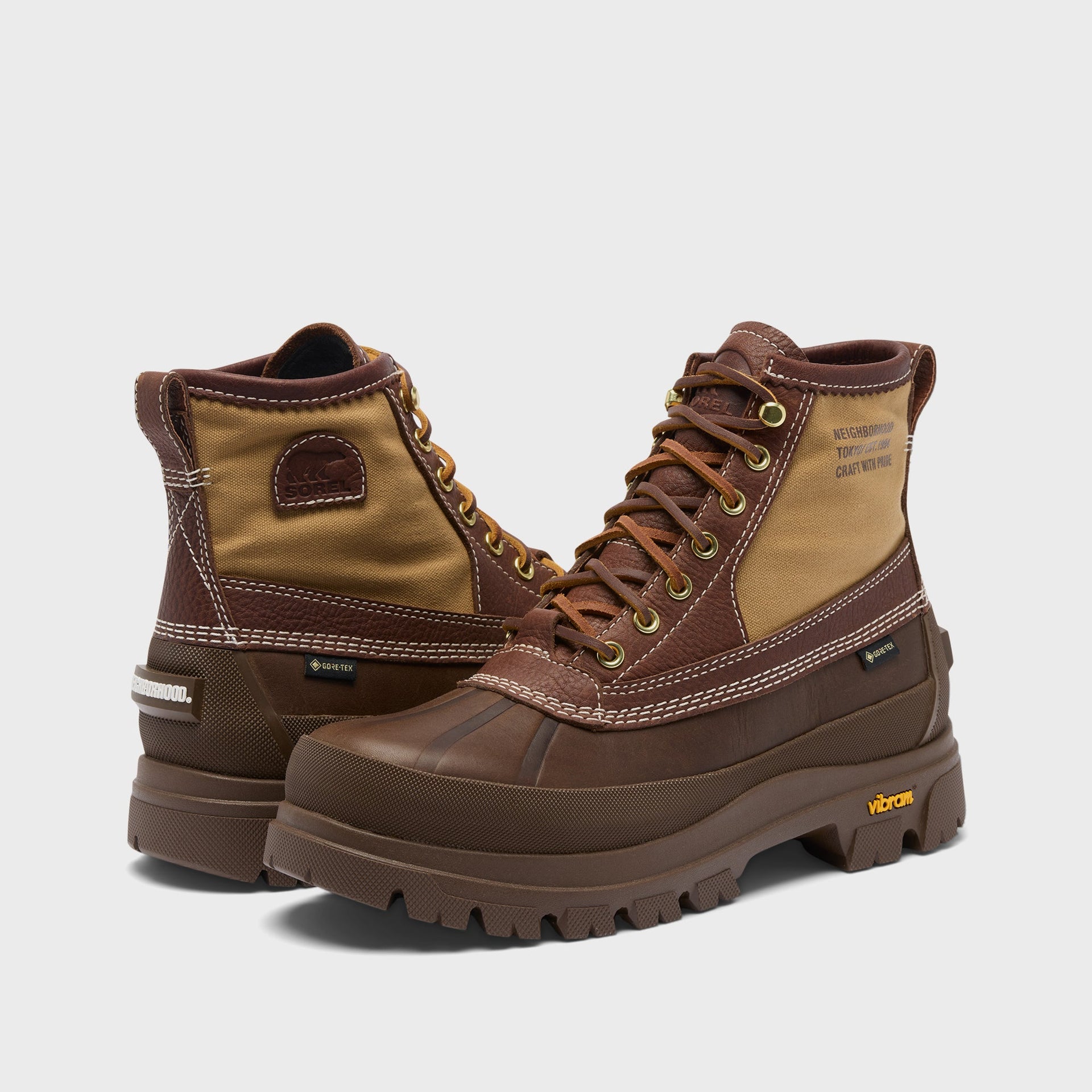 Sorel NBHD Daystorm GTX - Dark Amber / Sea Salt